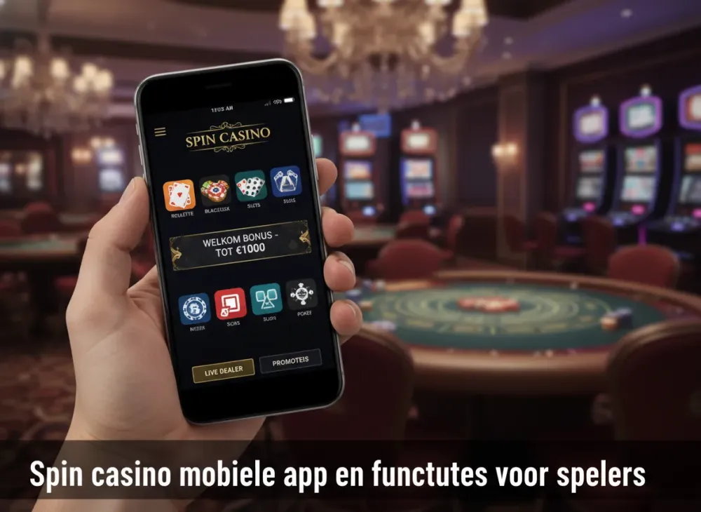 Spin casino mobile app en functies voor spelers